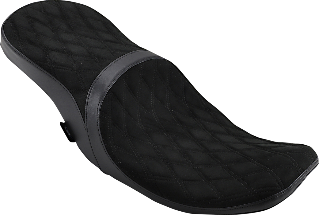 DRAG SPECIALTIES Low Touring Seat - Diamond - Razorback Tanks - FL '10-'22 0801-1076