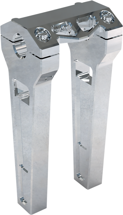 LA CHOPPERS Risers - Straight - 8" - Raw LA-7470-08R