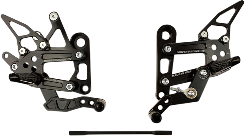 DRIVEN RACING TT Rearset - FZ09 DRP-716-BK