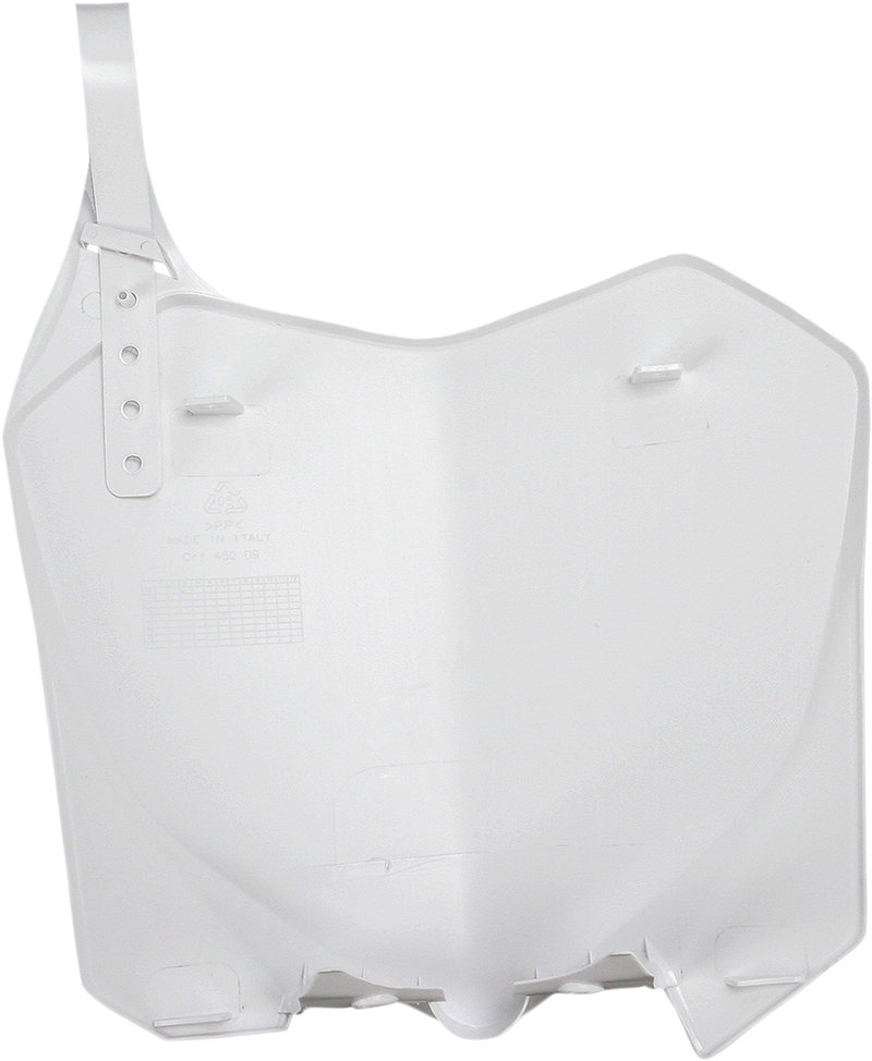 ACERBIS Front Number Plate - White 2141850002