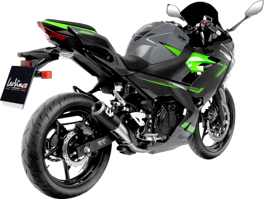 LEOVINCE LV Corsa Muffler - Carbon Fiber 15400C