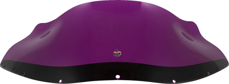 KLOCK WERKS Kolor Flare™ Windshield - 9" - Purple - FXRP KWW-02-0617