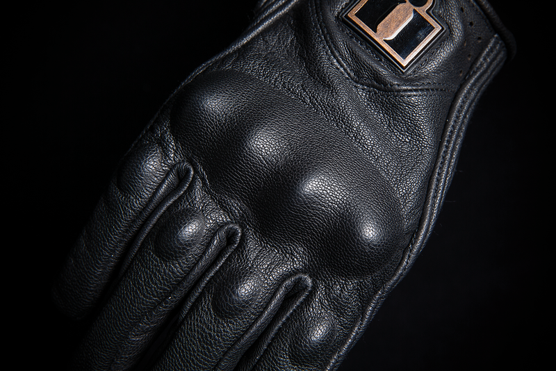 ICON Women's Pursuit Classic™  Leather Motorcycle Gloves - Black - Medium 3302-0795