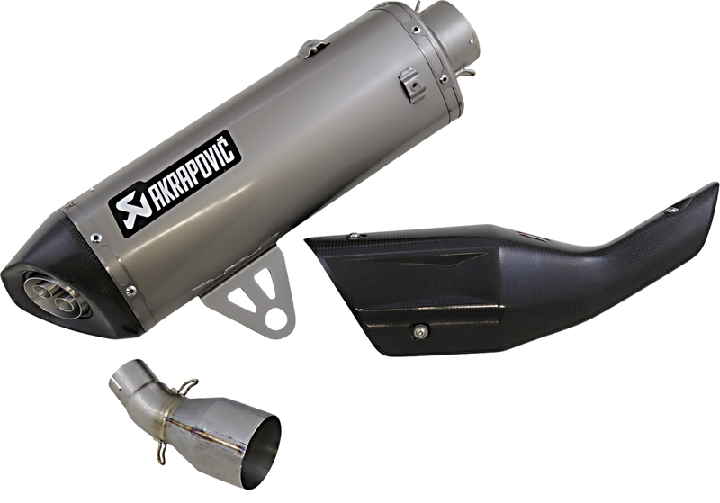BMW C400X 2019-2020 Exhaust, Akrapovic Slip-On in Titanium and Carbon Fiber S-B4SO2-HRT
