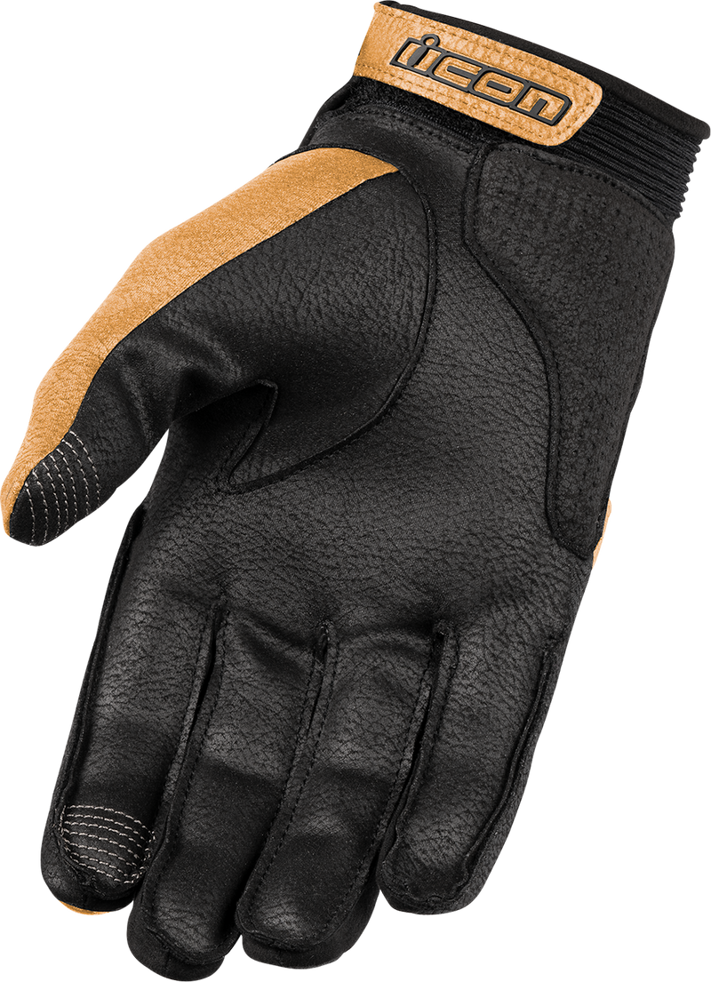 ICON Women's Superduty3™ Motorcycle Gloves - Tan - XS 3302-0924