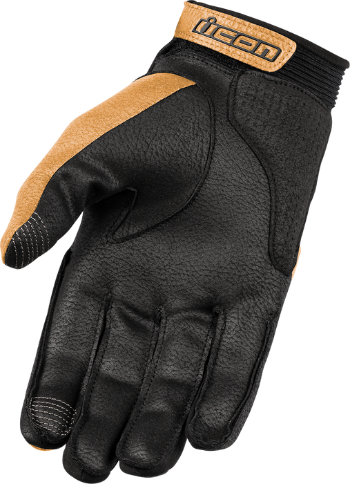 ICON Women's Superduty3™ Motorcycle Gloves - Tan - 2XL 3302-0929