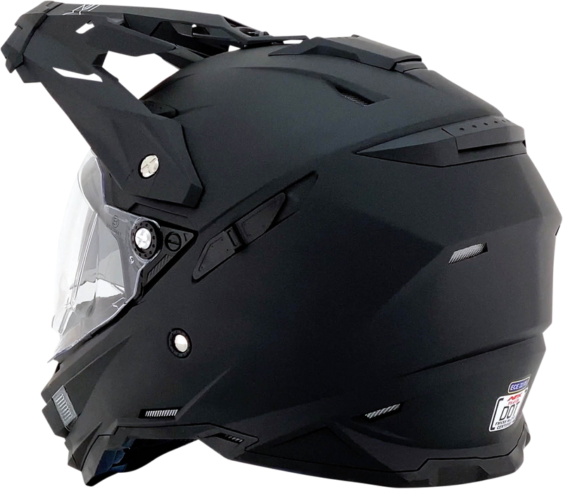 AFX FX-41DS Motorcycle Helmet - Matte Black - XS 0110-3736