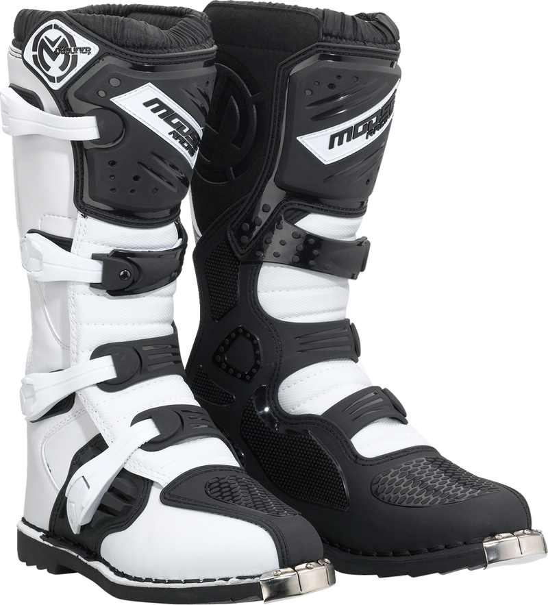 MOOSE RACING Qualifier Boots - Black/White - Size 15 3410-2607