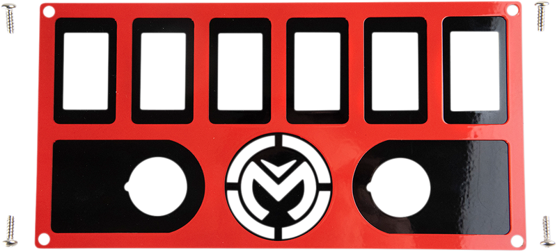 MOOSE UTILITY Dash Plate - Red 400-1209-PU