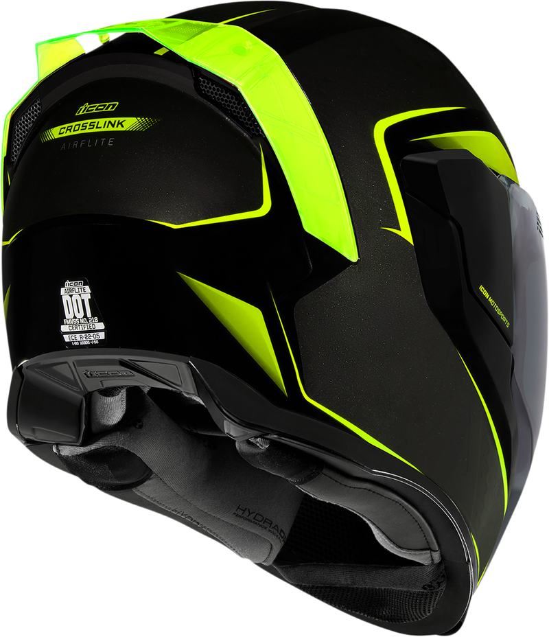 ICON Airflite™ Motorcycle Helmet - Crosslink - Hi-Viz - XL 0101-14075