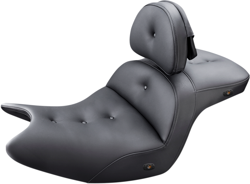 SADDLEMEN Seat - Roadsofa - With Backrest - Pillow Top - Black - Heated H18-07-181BRHCT