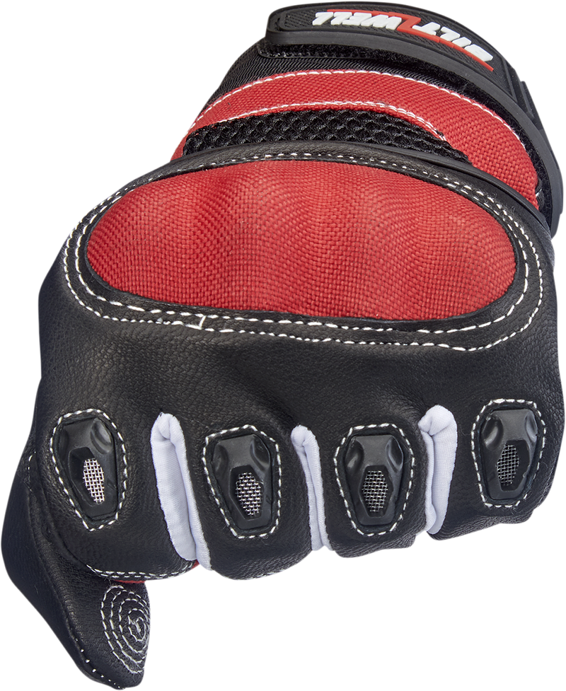 BILTWELL Bridgeport Gloves - Red - XL 1509-0801-305