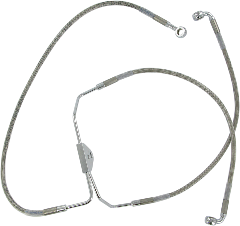 DRAG SPECIALTIES Brake Line - Front (Lower/Upper) - Stainless Steel 620085