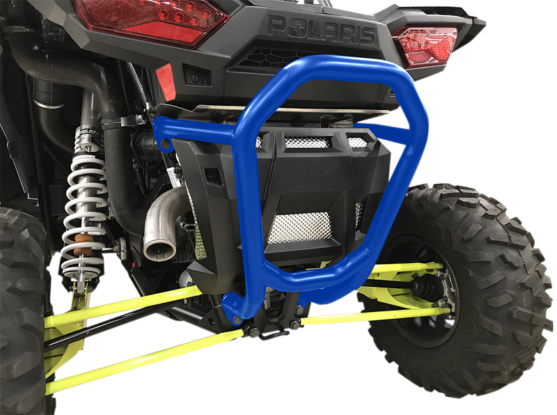 MOOSE RACING Bull Bar - Rear - RZR - Blue 0530-1446