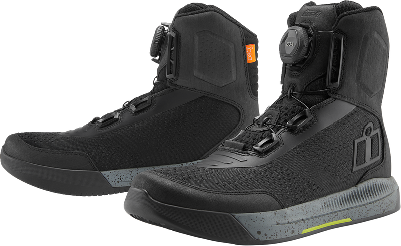 ICON Overlord™ Vented CE Boots - Black - Size 8.5 3403-1258