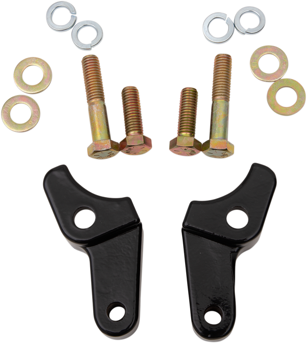 LA CHOPPERS Rear Lowering Kit - Black Powder Coated - '18+ FL LA-7590-06B