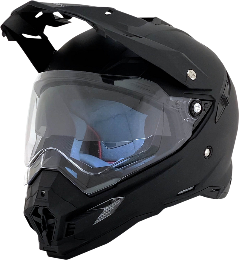 AFX FX-41DS Motorcycle Helmet - Matte Black - Small 0110-3737