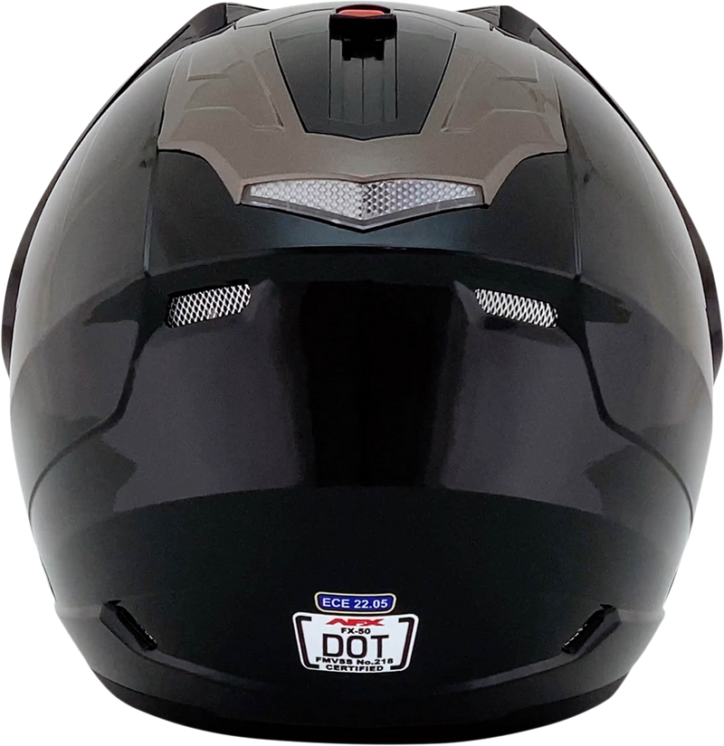 AFX FX-50 Motorcycle Helmet - Gloss Black - 2XL 0104-1368