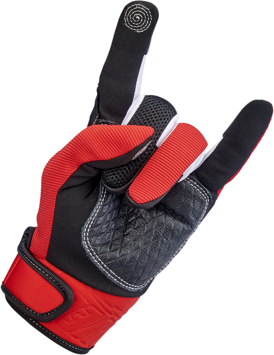 BILTWELL Baja Gloves - Red - 2XL 1508-0801-306