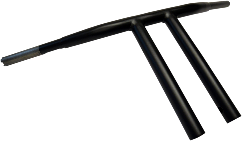 DRAG SPECIALTIES Handlebar - T-Bar - Buffalo - 10" - Flat Black HAS TBW NOTCH 0601-3505