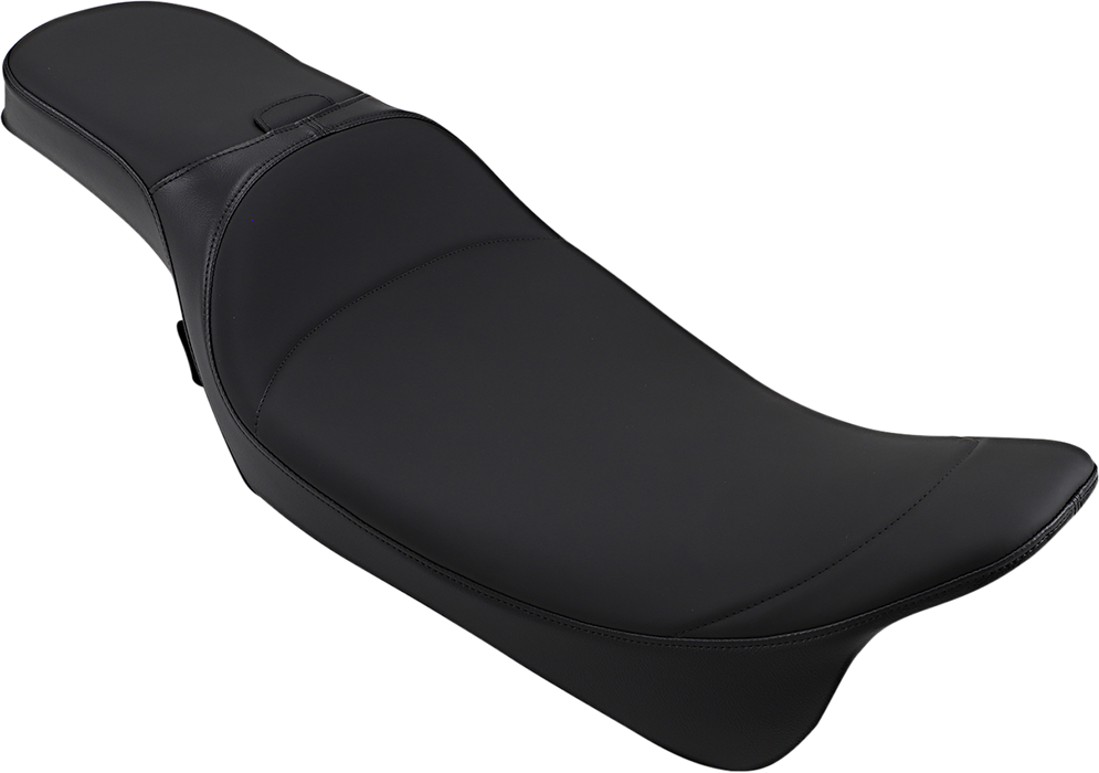 DRAG SPECIALTIES Extended Reach Predator Seat - Mild Stitched - Driver's Backrest - FL '08-'22 0801-1005