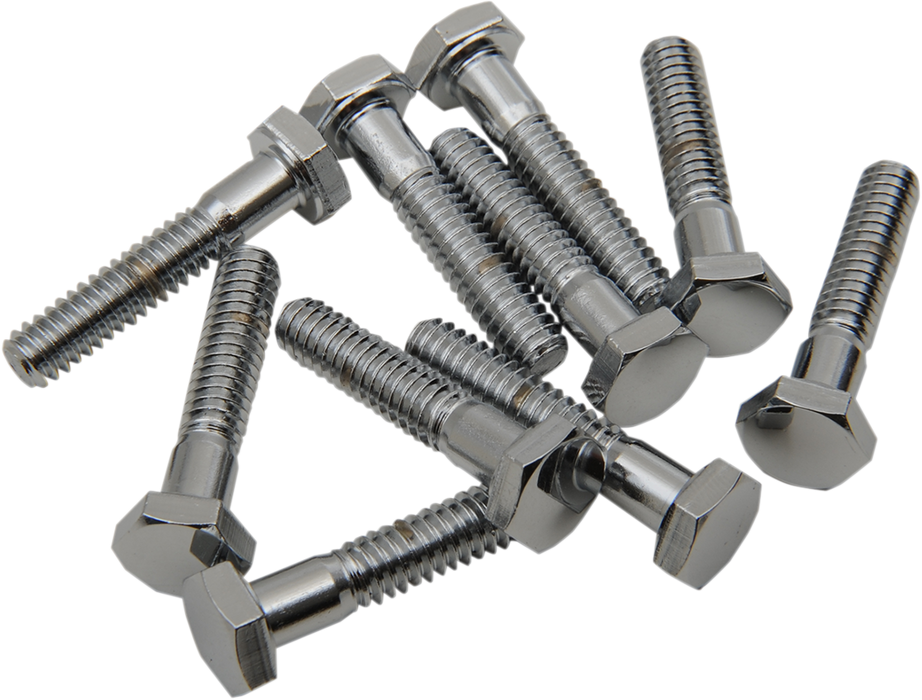 DRAG SPECIALTIES Bolts - Hex-Head - Chrome - 1/4"-20 x 1-1/4" MPB117