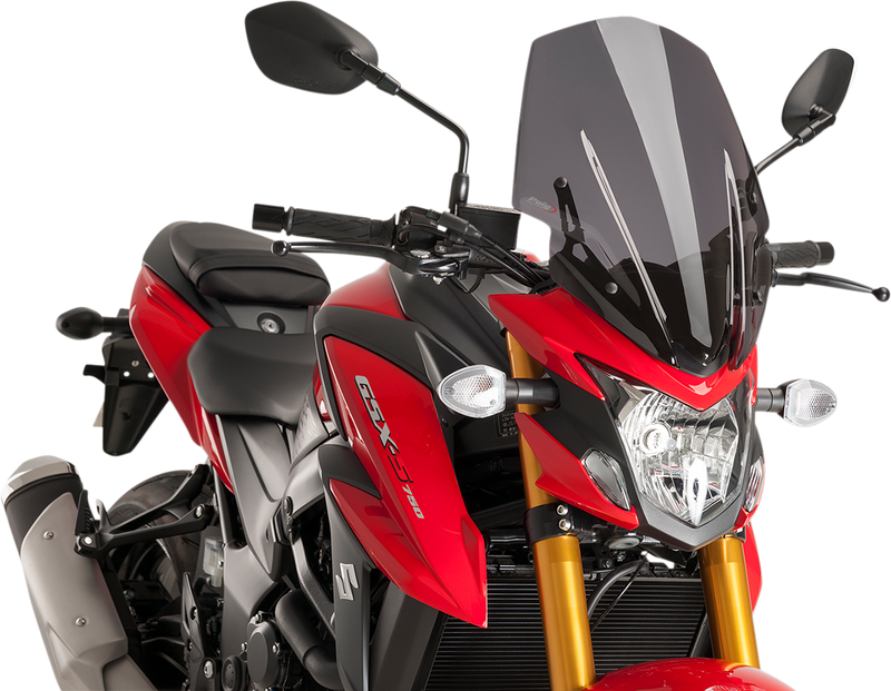 PUIG HI-TECH PARTS Race Windscreen - Dark Smoke - Tour - Suzuki 9436F