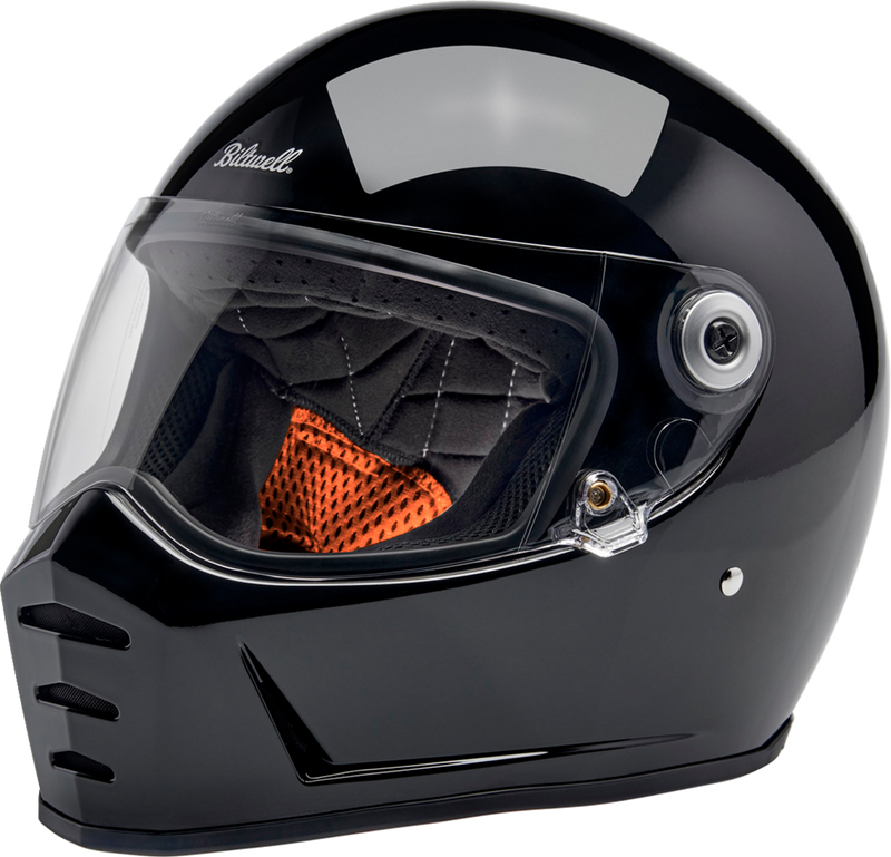 BILTWELL Lane Splitter Helmet - Gloss Black - Medium 1004-101-503