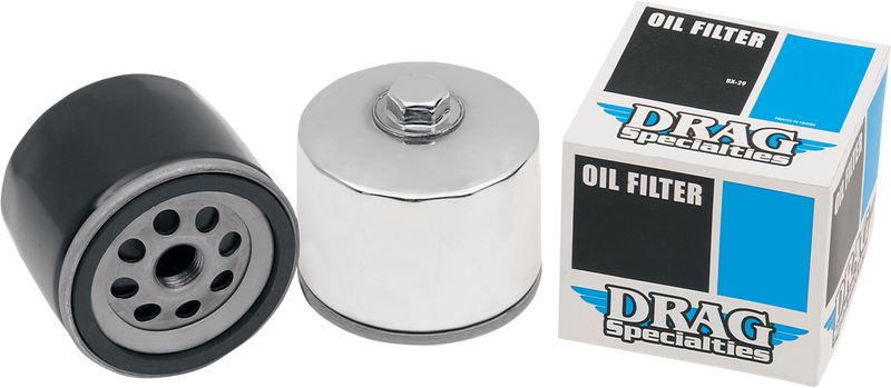 DRAG SPECIALTIES Oil Filter - Black 140004B-BX29