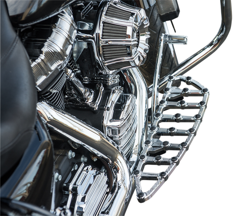 ARLEN NESS MX Driver Floorboards - Chrome 06-890