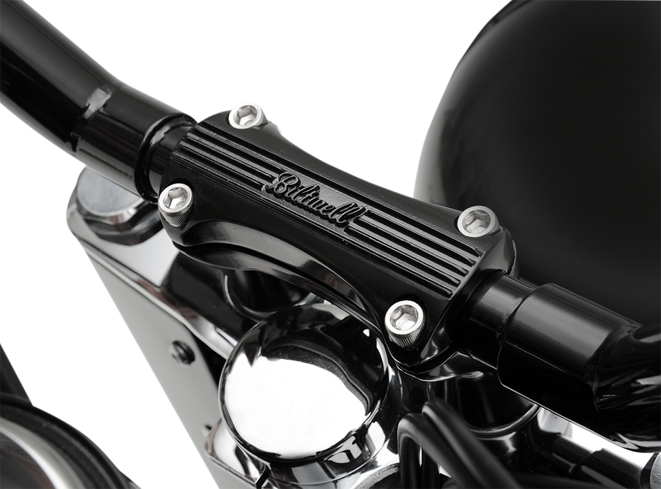 BILTWELL Risers - Thunder - 2" - Black 6402-201-02