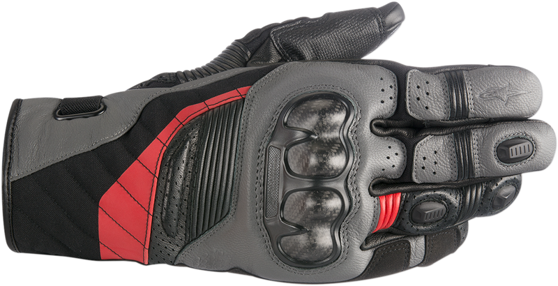 ALPINESTARS Belize Drystar® Gloves - Black/Anthracite/Red - 3XL 3526718-1036-3X