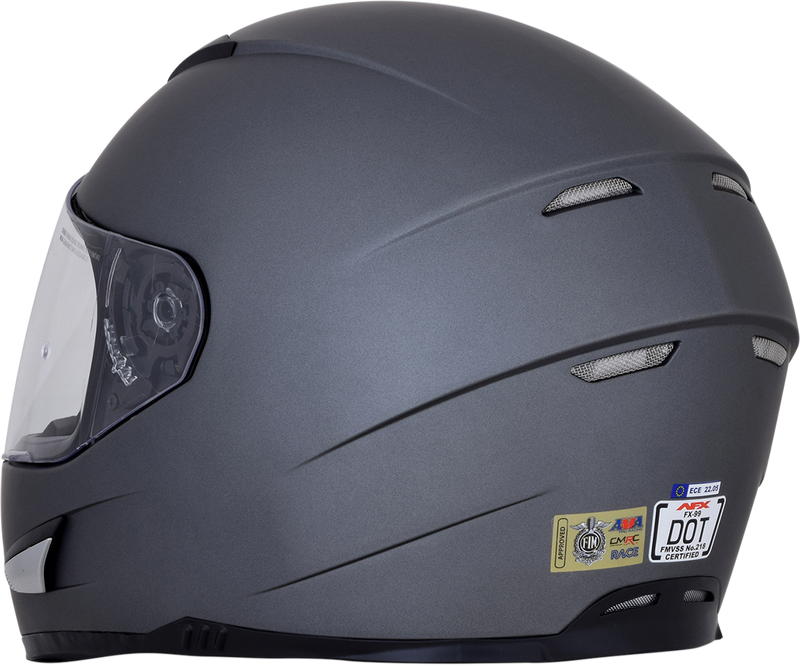 AFX FX-99 Motorcycle Helmet - Frost Gray - Medium 0101-11062