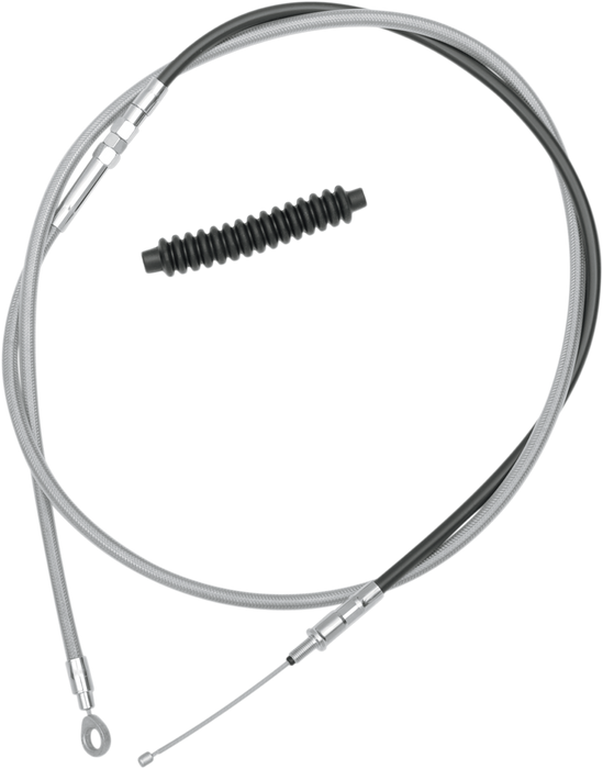 DRAG SPECIALTIES Clutch Cable - Braided 5322480HE