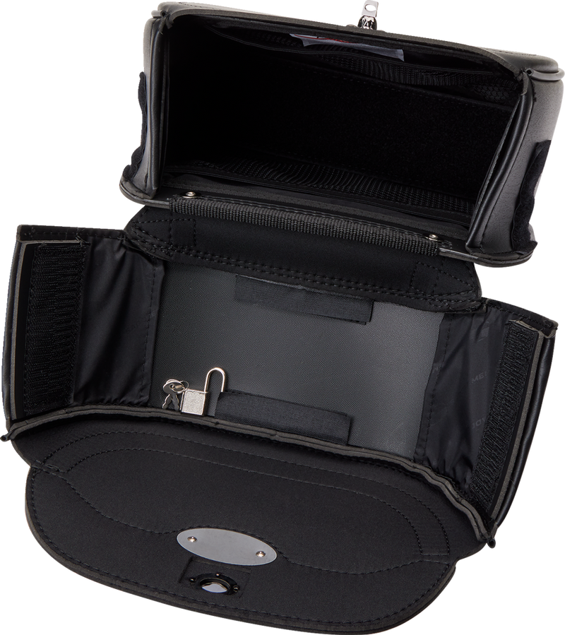 SADDLEMEN Large Cruis'n Sissy Bar Bag - Black 3503-0049