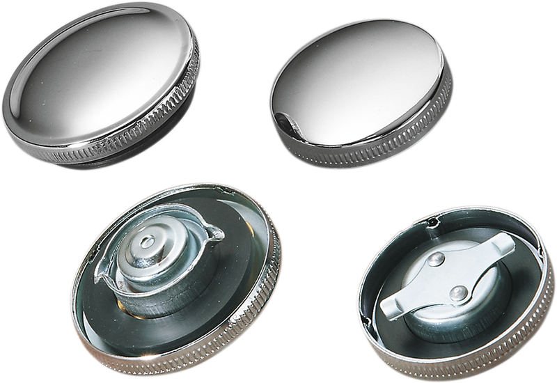 DRAG SPECIALTIES Gas Cap - Vented - Chrome 011152-BC204