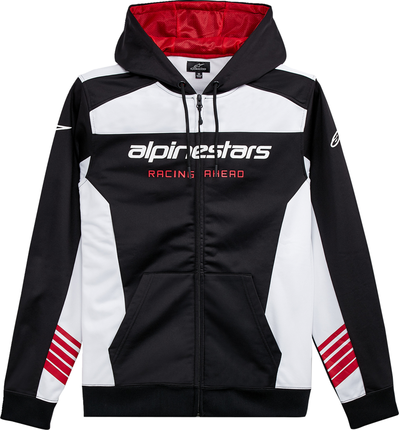ALPINESTARS Session LXE Fleece Hoodie - Black/White - 2XL 12325110010202X