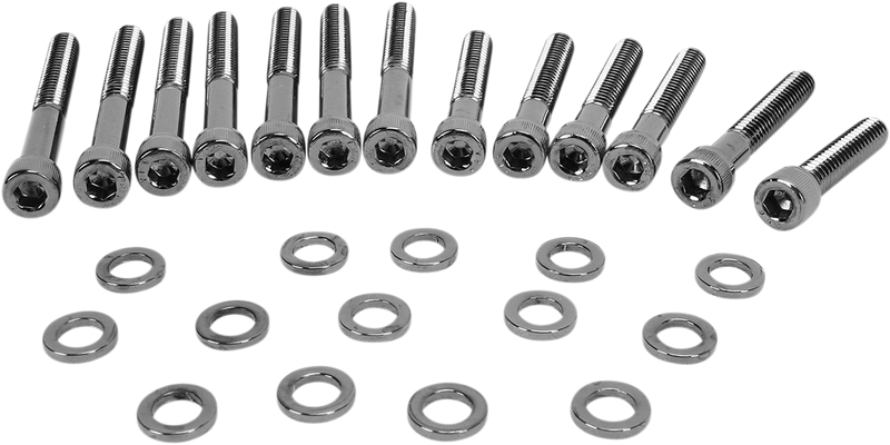 DRAG SPECIALTIES Bolt Kit - Knurled - Camshaft Cover MK687BK