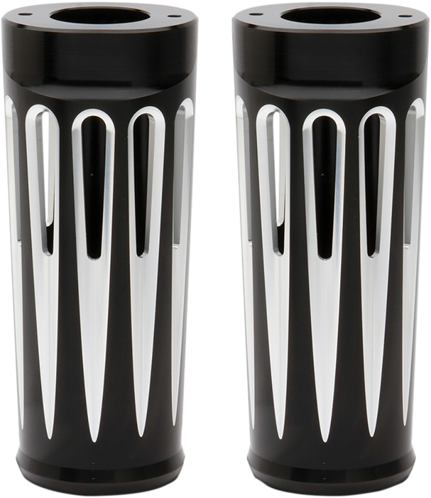 ARLEN NESS Deep Cut Fork Boot Covers - Black Anodized - +2" - FL 20-029