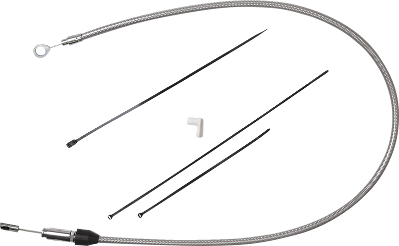 DRAG SPECIALTIES Clutch Cable - Upper - 52" - Stainless Steel 5323418HE