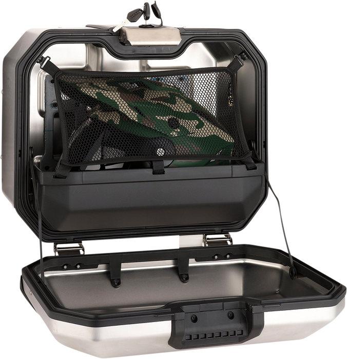 MOOSE RACING Kenai Case - 47 liter - Left - Silver D0TR47100LKM