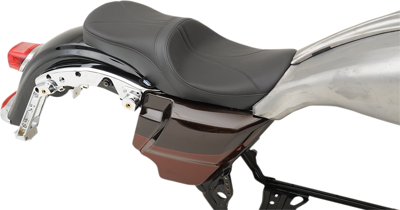 DRAG SPECIALTIES Low Touring Seat - Mild Stitched - Yaffe Tanks - FL '18-'22 0801-1069
