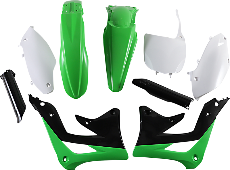 ACERBIS Full Replacement Body Kit - OEM '12 Green/Black/White 2250453593