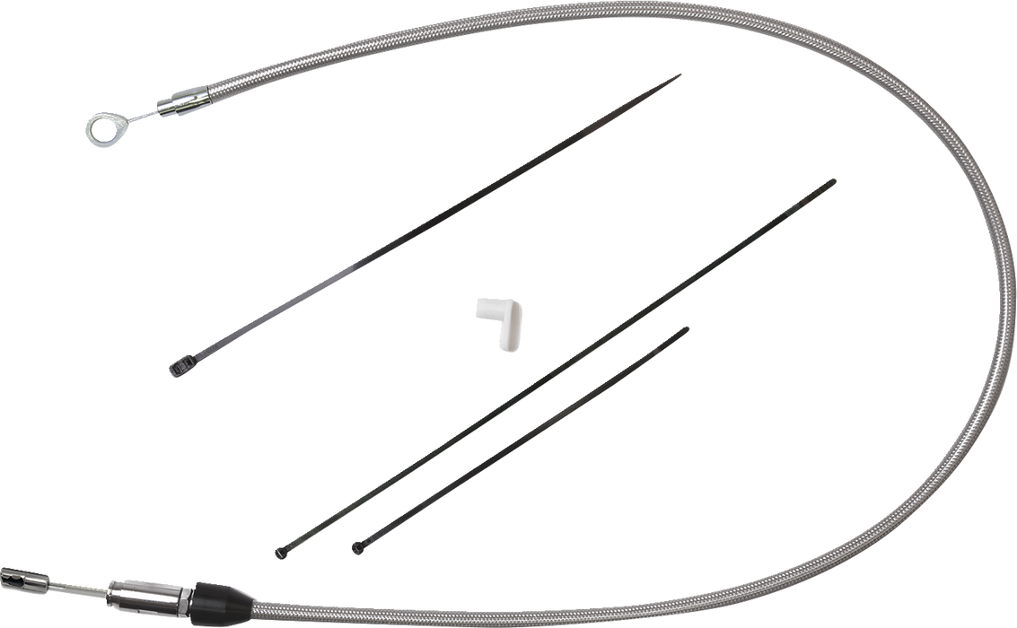 DRAG SPECIALTIES Clutch Cable - Upper - 36" - Stainless Steel 5323402HE