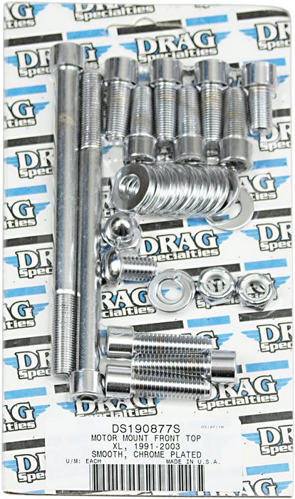 DRAG SPECIALTIES Smooth Motor Mount Bolt Set - XL MK264S