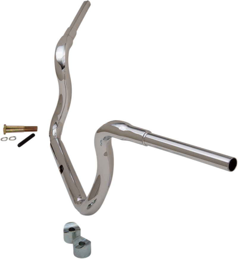LA CHOPPERS Handlebar - Grande Traditional Ape Hanger - 10" - Chrome LA-7323-10