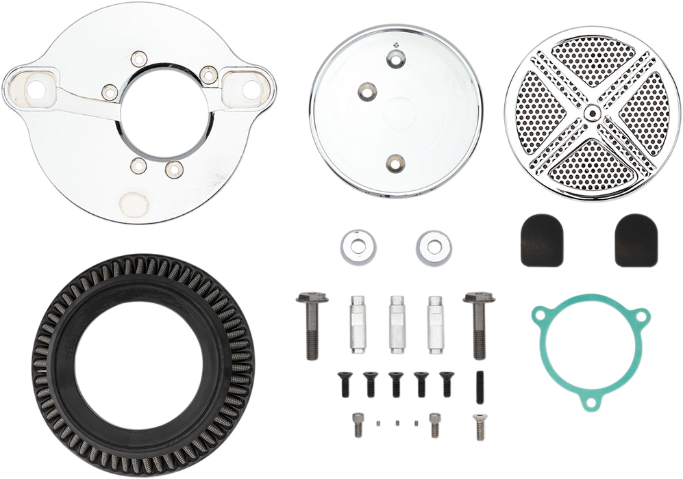 LA CHOPPERS XXX Air Cleaner - Chrome - M8 LA-2390-03