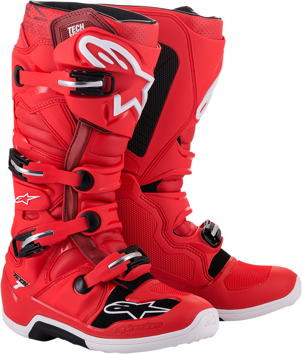 ALPINESTARS Tech 7 Boots - Red - US 14 2012014-30-14