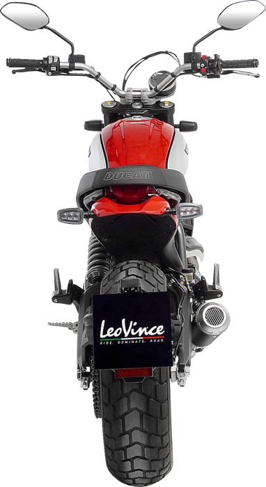 LEOVINCE LV-10 Slip-On Muffler - Black 15250B