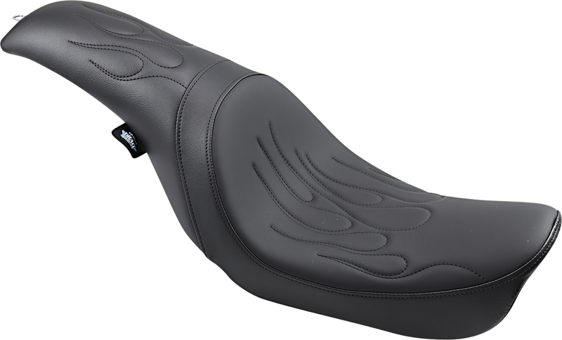 DRAG SPECIALTIES Predator Seat - Flame Stitched - '06-'17 Dyna 0803-0290
